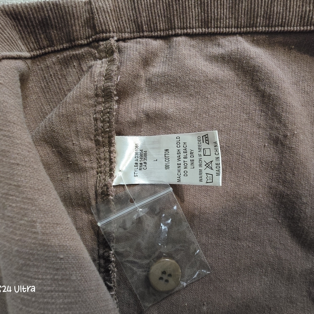 Women's Brown Corduroy Mini Skirt - Picture 6 of 6